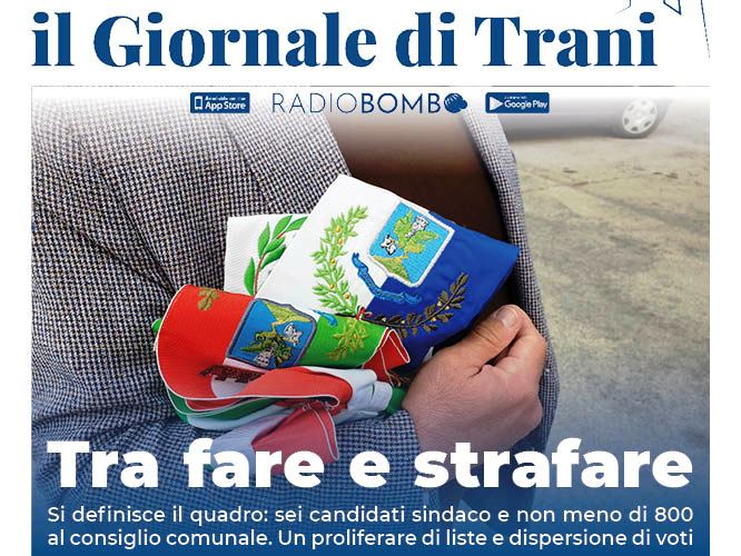 Trani: È in edicola il nuovo numero del Giornale di Trani: «Tra fare e ...